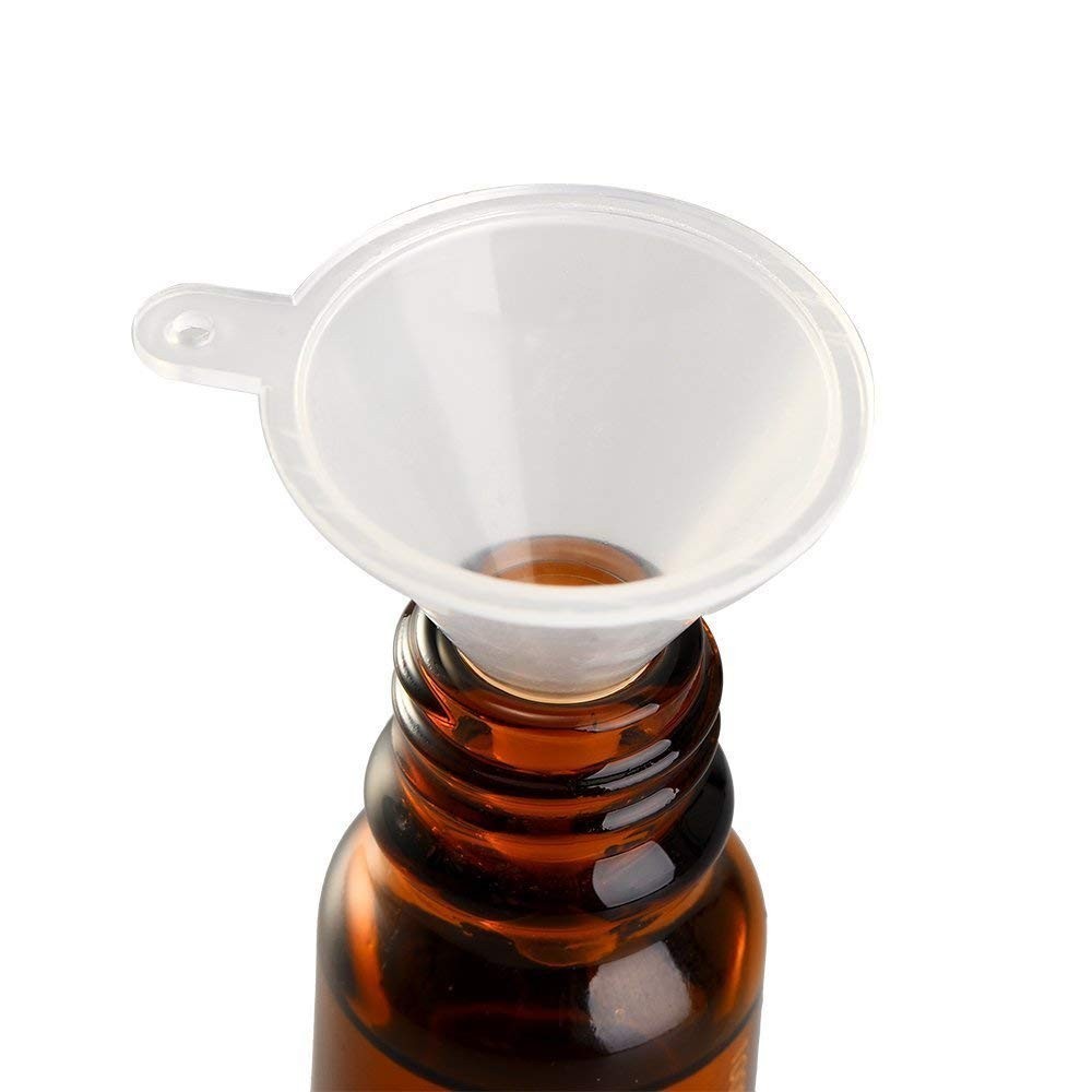Versatile Mini Funnel Set (5 Pack) - Perfect for Kitchen, Crafts & Lab Use
