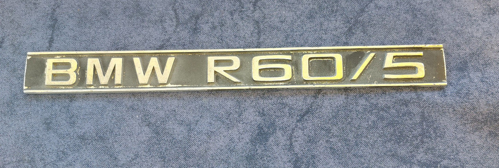 BMW 60/5 Nameplate Type Plate