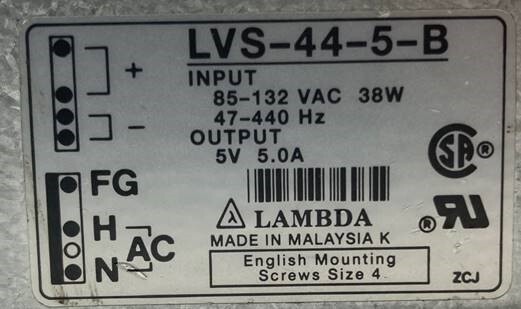 Lambda LVS-44-5-B Power Supply