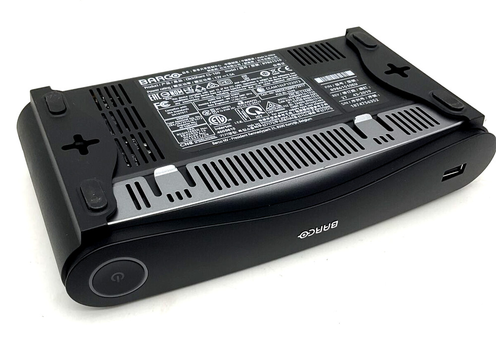 Barco ClickShare CS-100 Wireless Presentation System Black + Charger UK