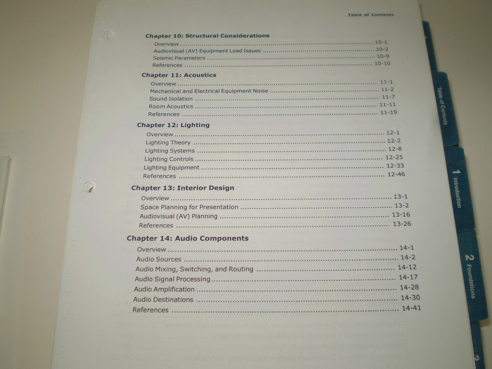 BICSI AV (Audio/Video) Design Reference Manual (AVDRM) 1st edition