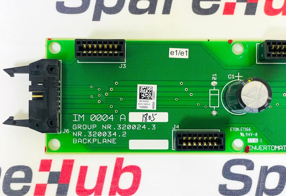 Invertomatic IM 0004 A Backplane PCB Interface Board 320024.3