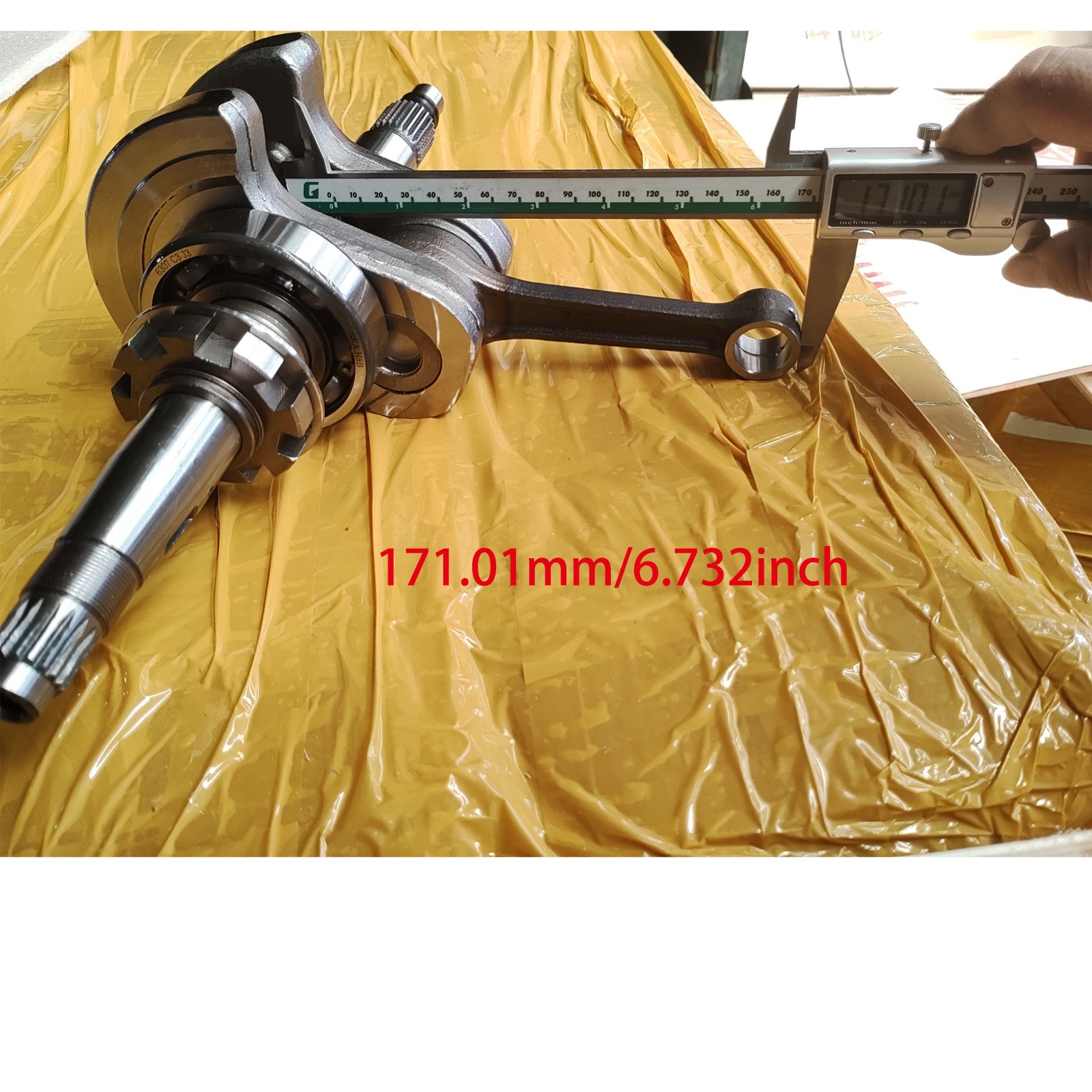 Crankshaft Assy Taper: 1:7 For Hisun 550 ATV UTV Massimo Bennche QLINK Supermach