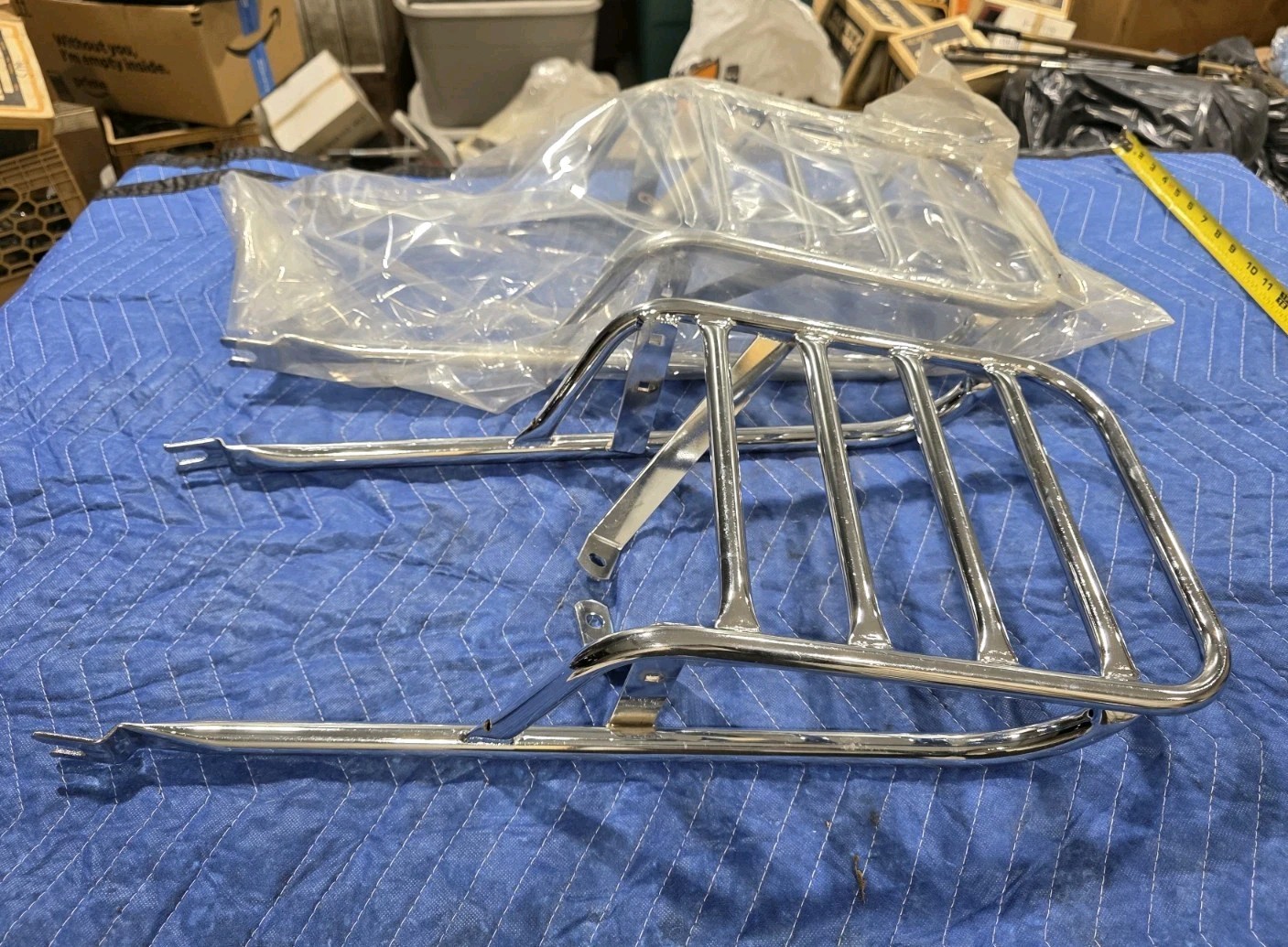 1971 1972 1973 NOS Honda CB350 CB CL 350 CL350 Chrome Rear Luggage Rack Carrier
