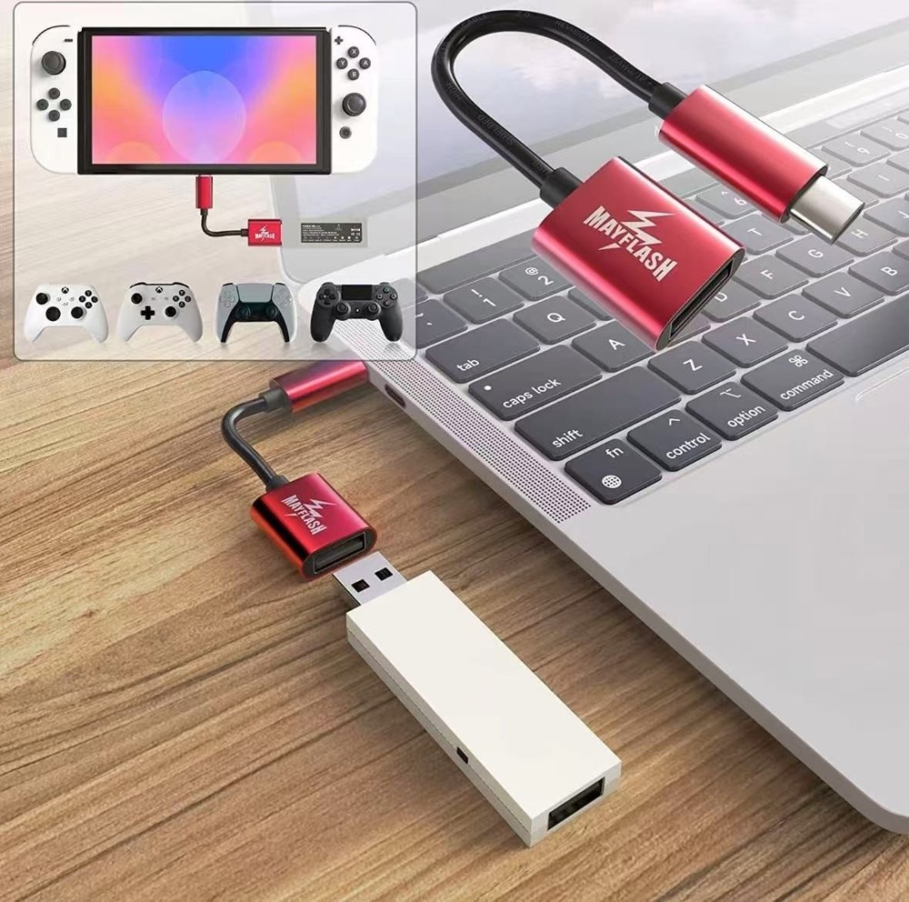 MAYFLASH Magic NS2 Wireless Bluetooth Controller Adapter for Switch, PS4&3, Xbox