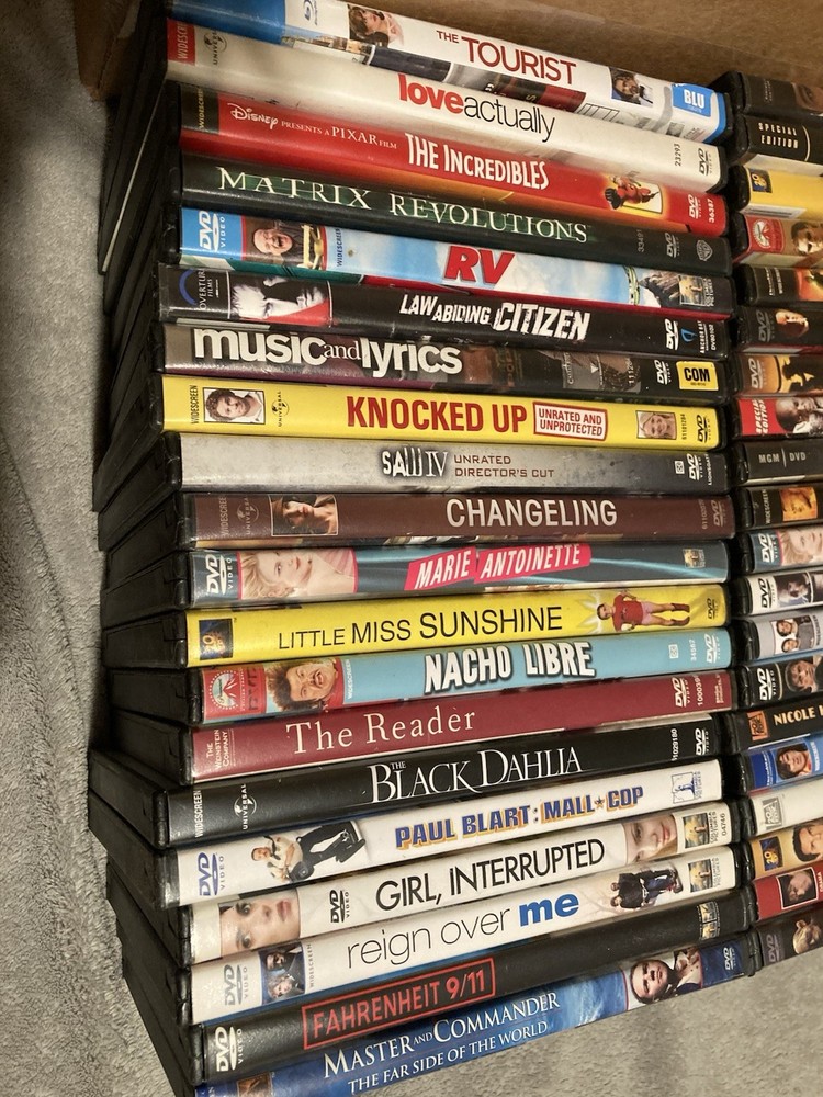 40 Blockbuster Video DVD Cases-Read Description