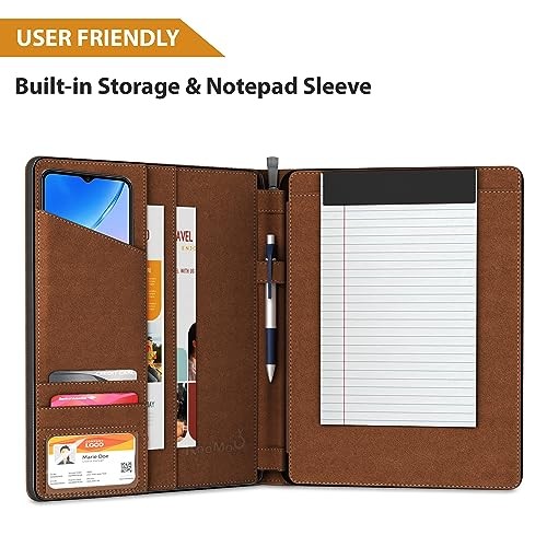 Black Padfolio Case – Tablet for 8.5" to 11" Tablets