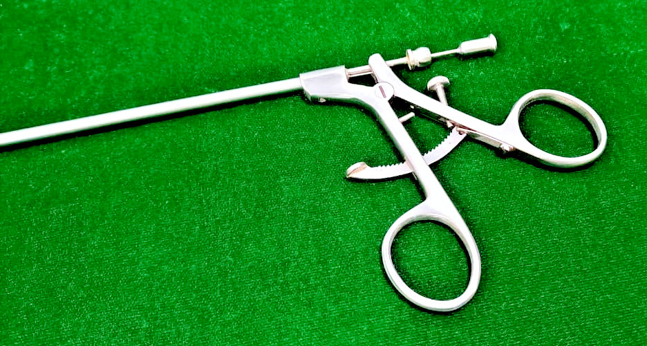 Laparoscopic Cholangiogram Forceps 5mmx300mm Reusable Instruments