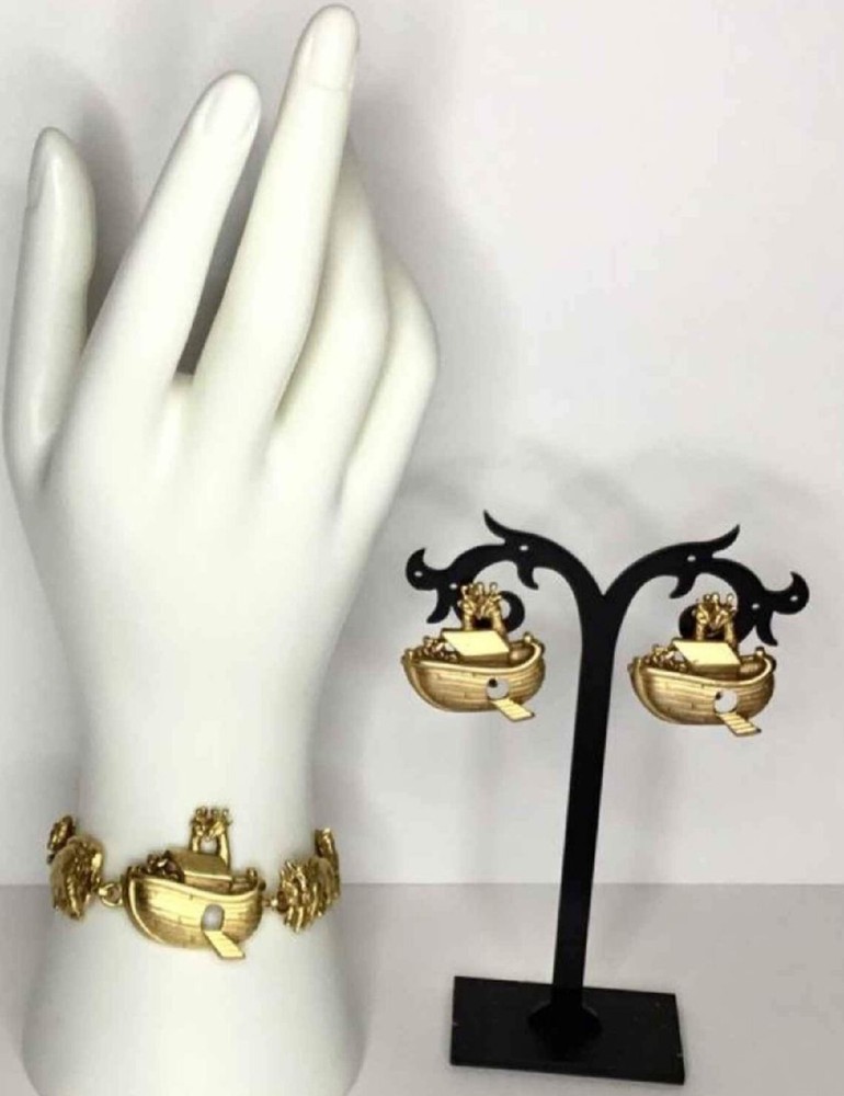 Earrings and Bracelet