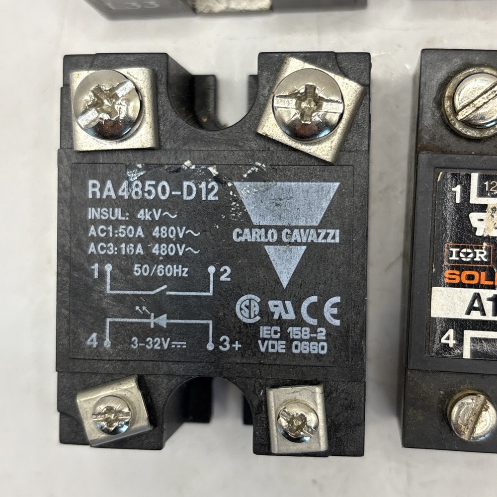 Lot Of 7 Assorted Solid State Relays