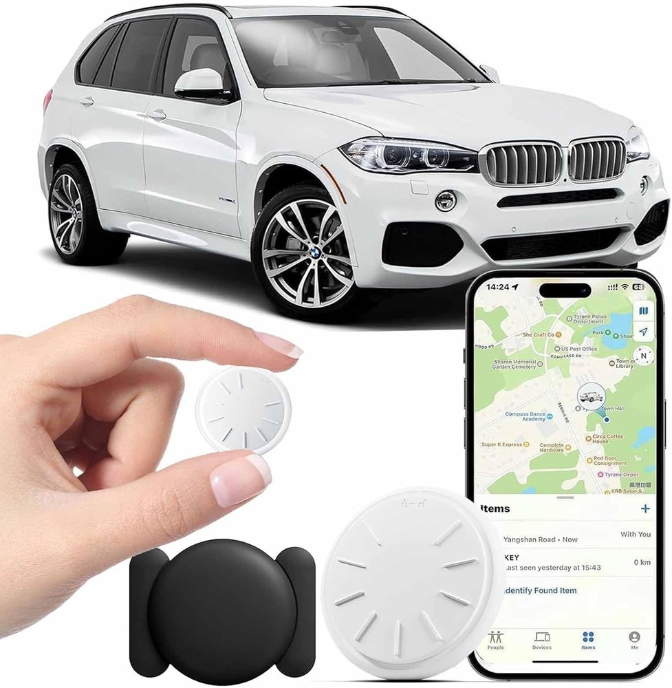 Tracker Device for Vehicles,1PCS Mini Hidden Car Tracker with Magnetic Case,No M