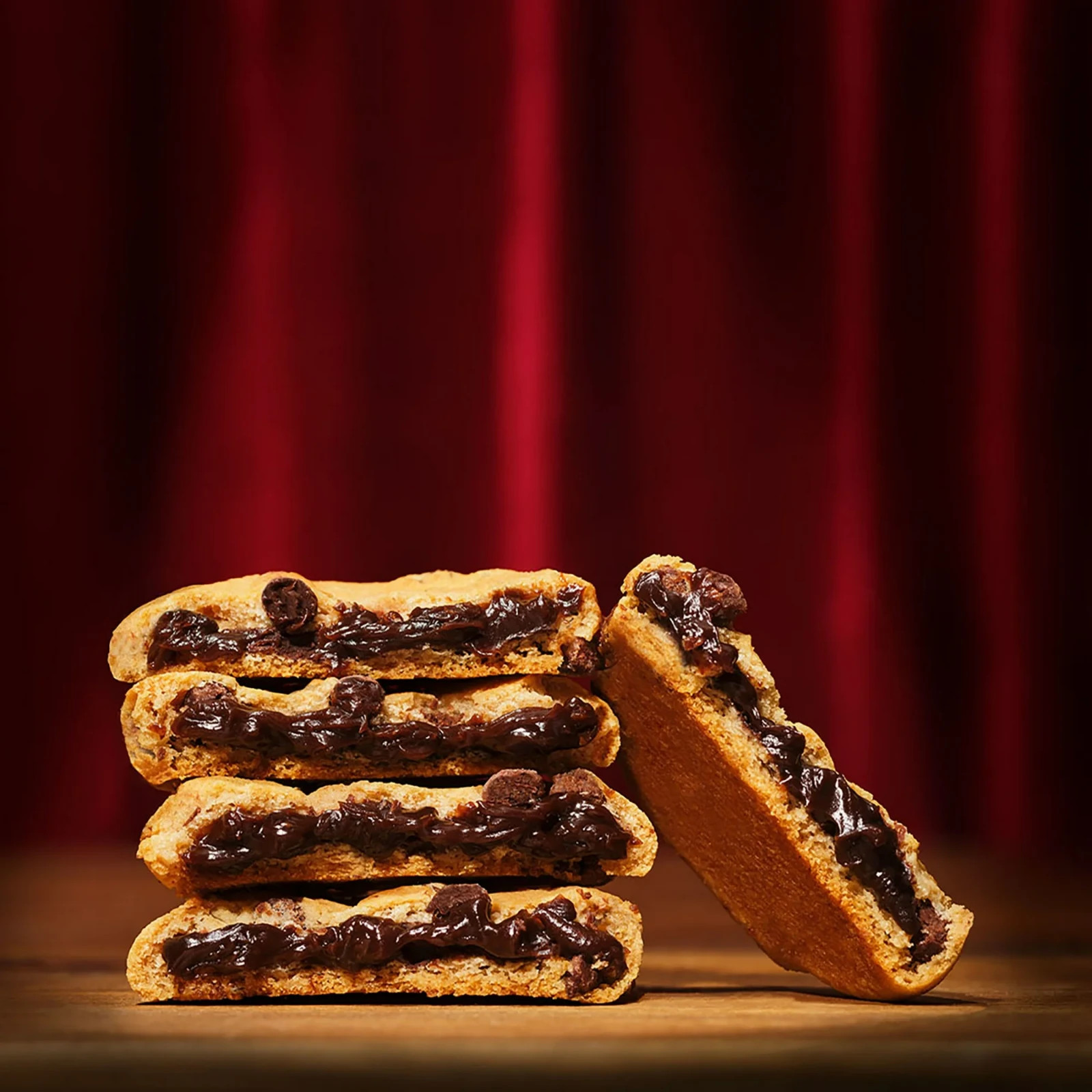 Chips Ahoy chewy Cookies Hershey’s fudge filled 14.85 oz Family size Soft baked.