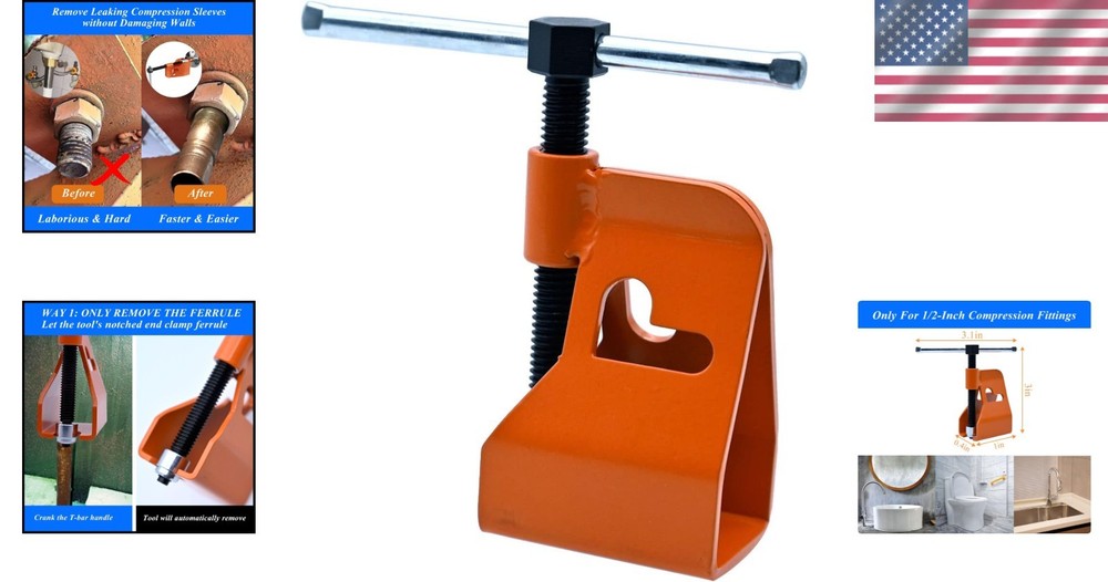 Compression Sleeve Puller Tool Remove Nut and Tube Ferrule (4661) - Ferrule Pull