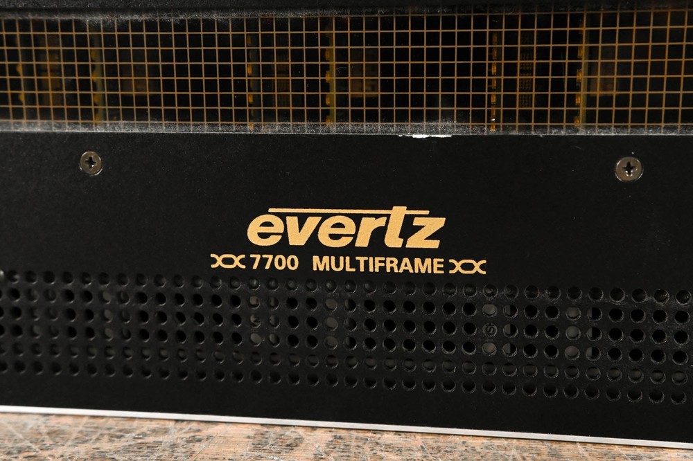 Evertz 7700FR-C Multiframe Chassis with Cards CG0046X