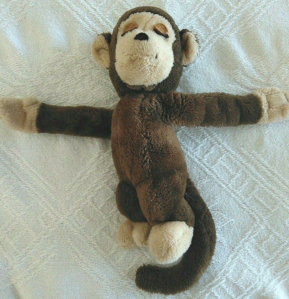 Plush Dakin Monkey Hook & Loop Hands 10 1/2" From 1975