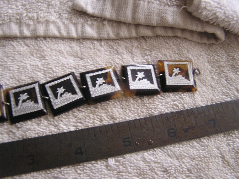 Antique Panel Bracelet with Overlay