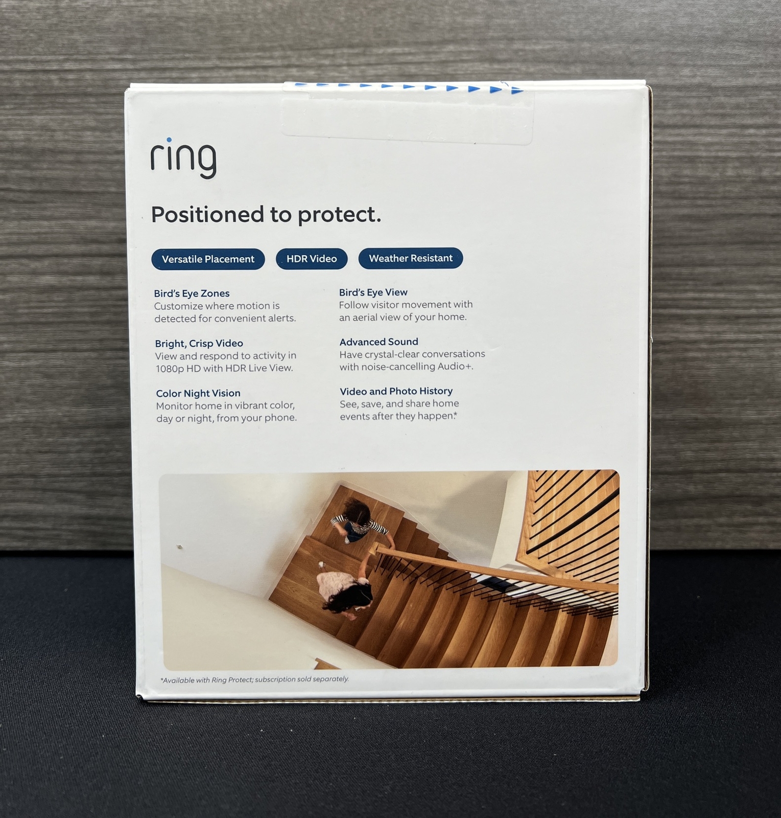 Ring - Stick Up Cam Pro Plug In Indoor/Outdoor Security Camera with 3D Motion