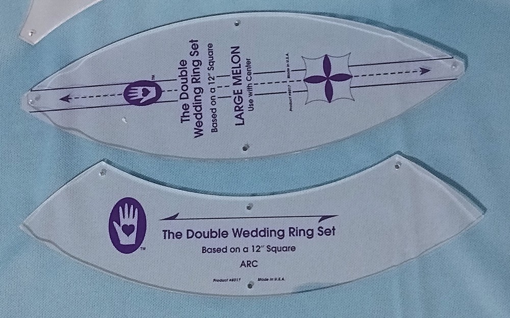 Double Wedding Ring Quilt Template by Marti Michell 7-template Set