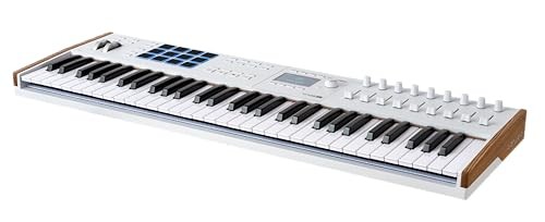 Arturia KeyLab 61 mk3 Professional MIDI Controller and Software (White)