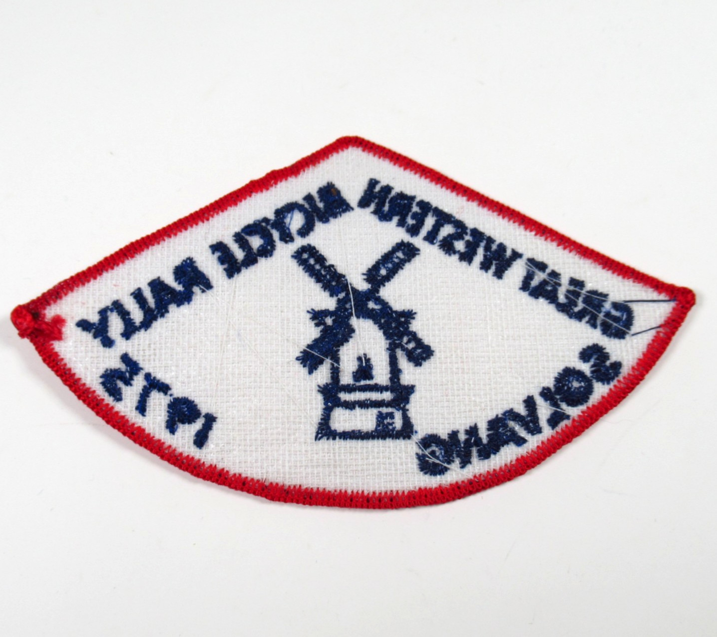 Great Western Bicycle Rally Solvang California 1975 Patch Vintage Sew On