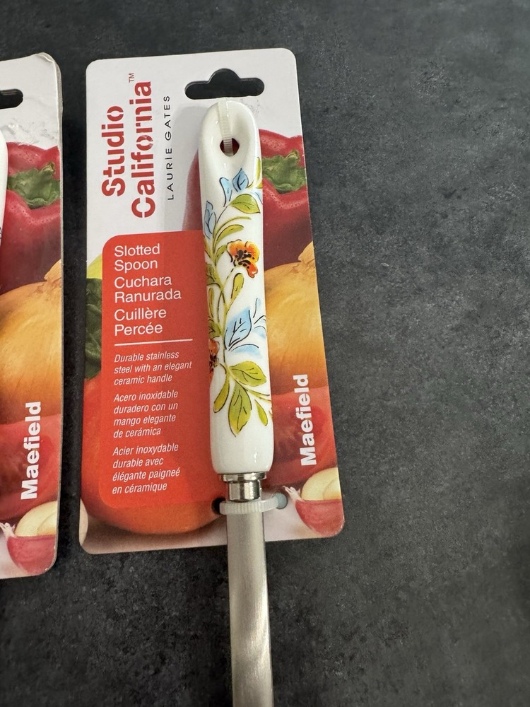 STUDIO CALIFORNIA LAURIE GATES LARGE SPOON SET