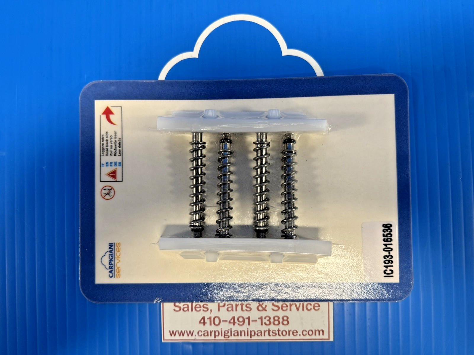 CARPIGIANI PART NUMBER:193-016536 KIT-2 SCRAPERS SELF ADJUST