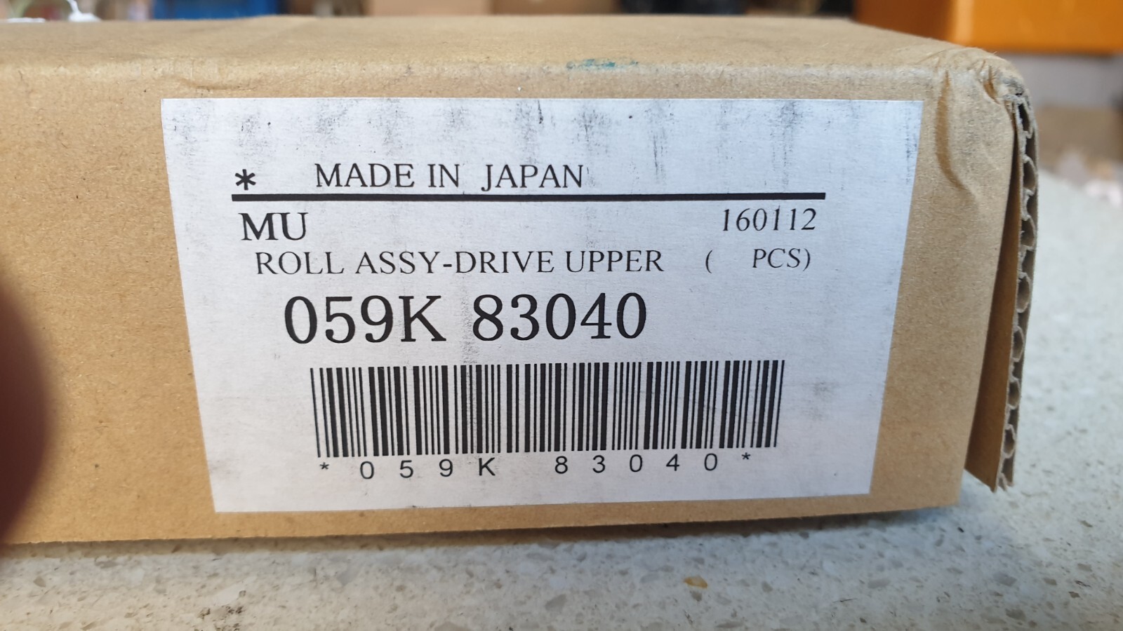 Genuine Xerox 059K83040 Upper Drive Roll Assy for Versant 80 / 180 / 2100 / 3100