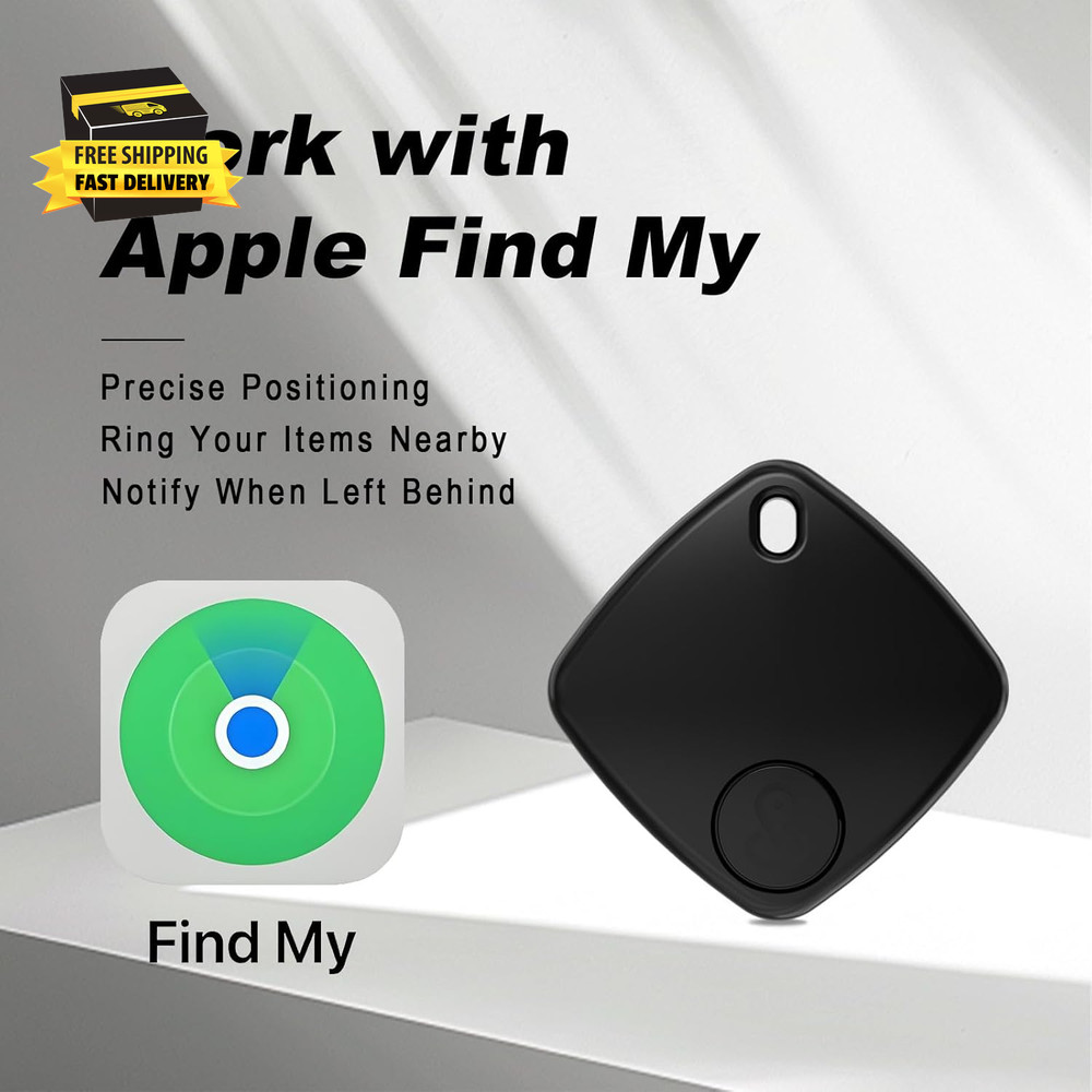 Smart Bluetooth Tracker 2-Pack – Key Finder & Luggage Locator, Compatible with I