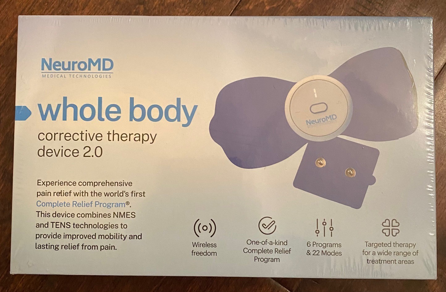 NeuroMD Back Pain Whole Body Neuro MD Relief Corrective Therapy Device 2.0 NEW!