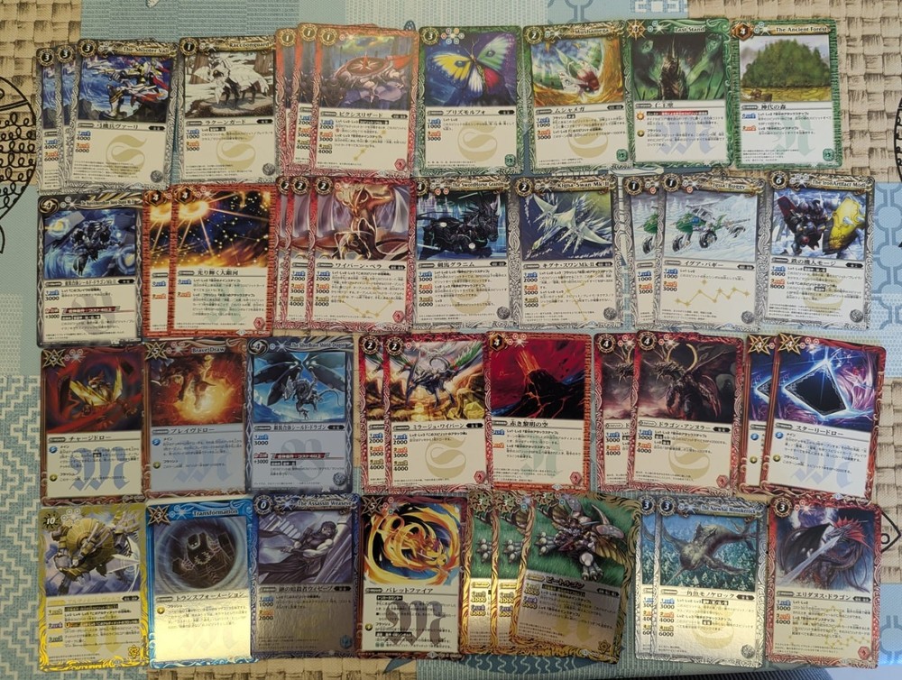 JP Battle Spirits Cards - Mixed Deck (As Pictured)