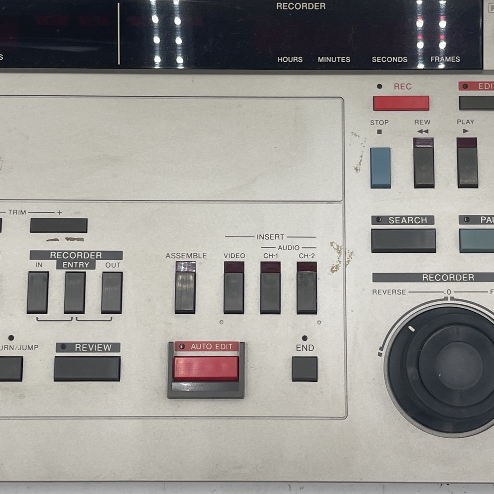 Sony RM-440 Editing Controller UNTESTED No Power Supply