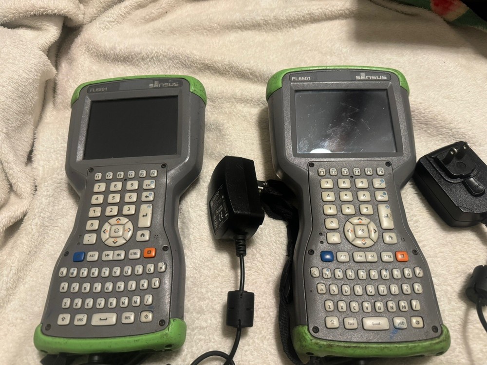 (LOT OF 2) Sensus FL6501 Field Logic Handheld Utility Meter Reader Device
