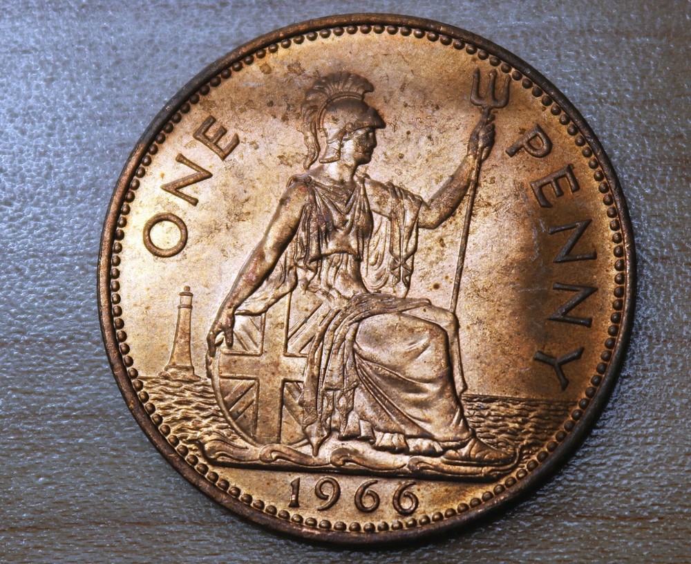1966 Great Britain 1 Penny