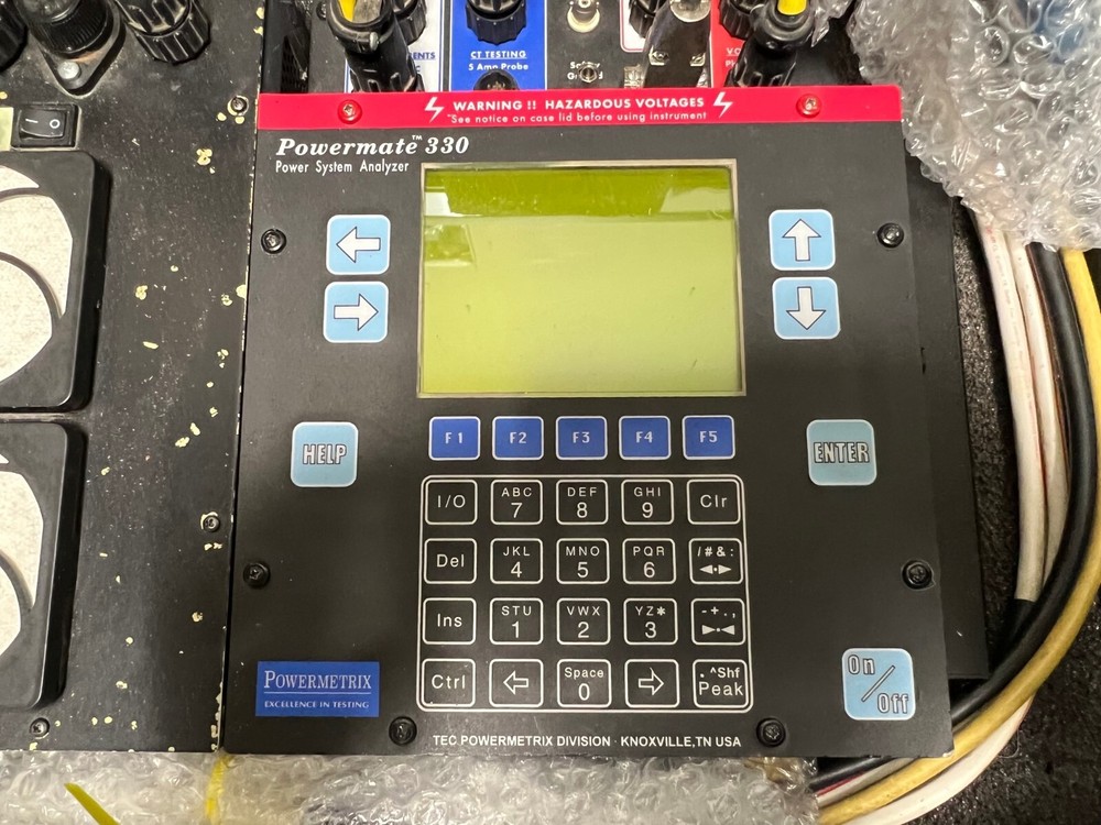 PowerMetrix PowerMate 330 Power System Analyzer with 430 Load/Current Source Box
