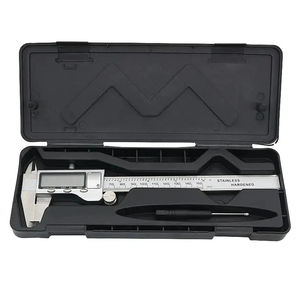 Digital Caliper Micrometer LCD Gauge Vernier Electronic Measuring Tool 6" 150mm