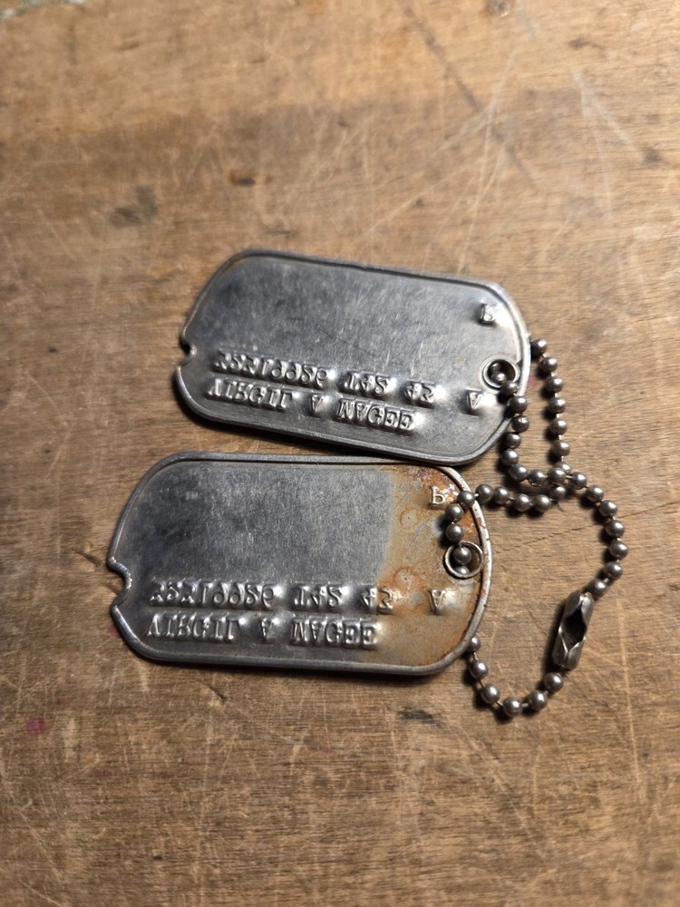 WW2 Pair Of US Army Dog Tags