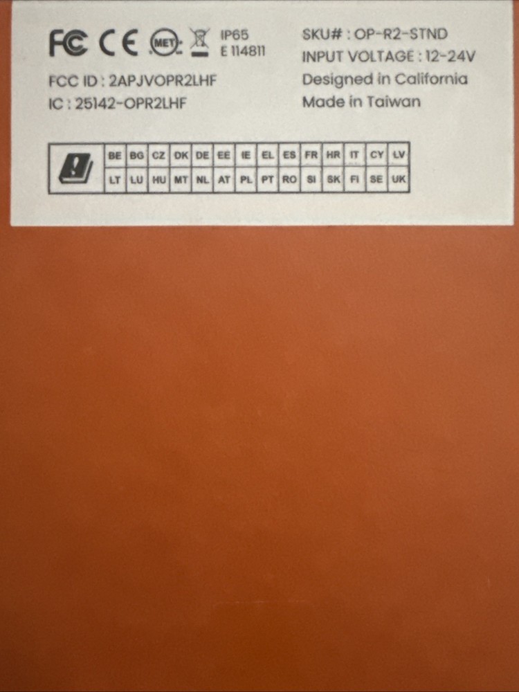 Avigilon Alta Openpath Multi-Tech Standard Prox Reader