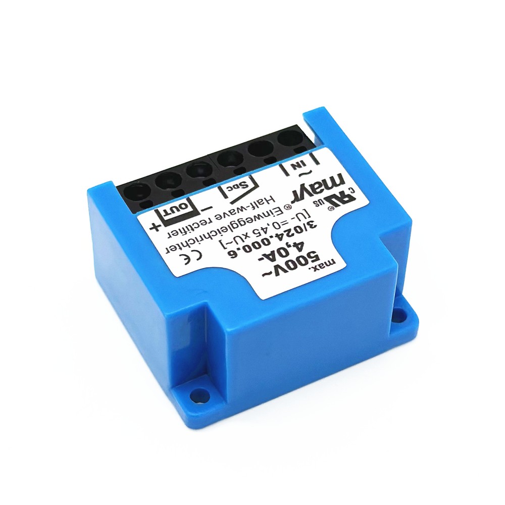 mayr Einweggleichrichter 3/024.000.6 max 500V~4,0A- half-wave rectifier