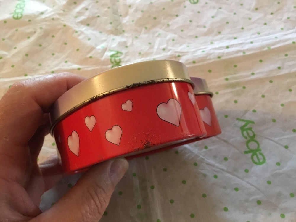 Coca Cola heart shaped tin