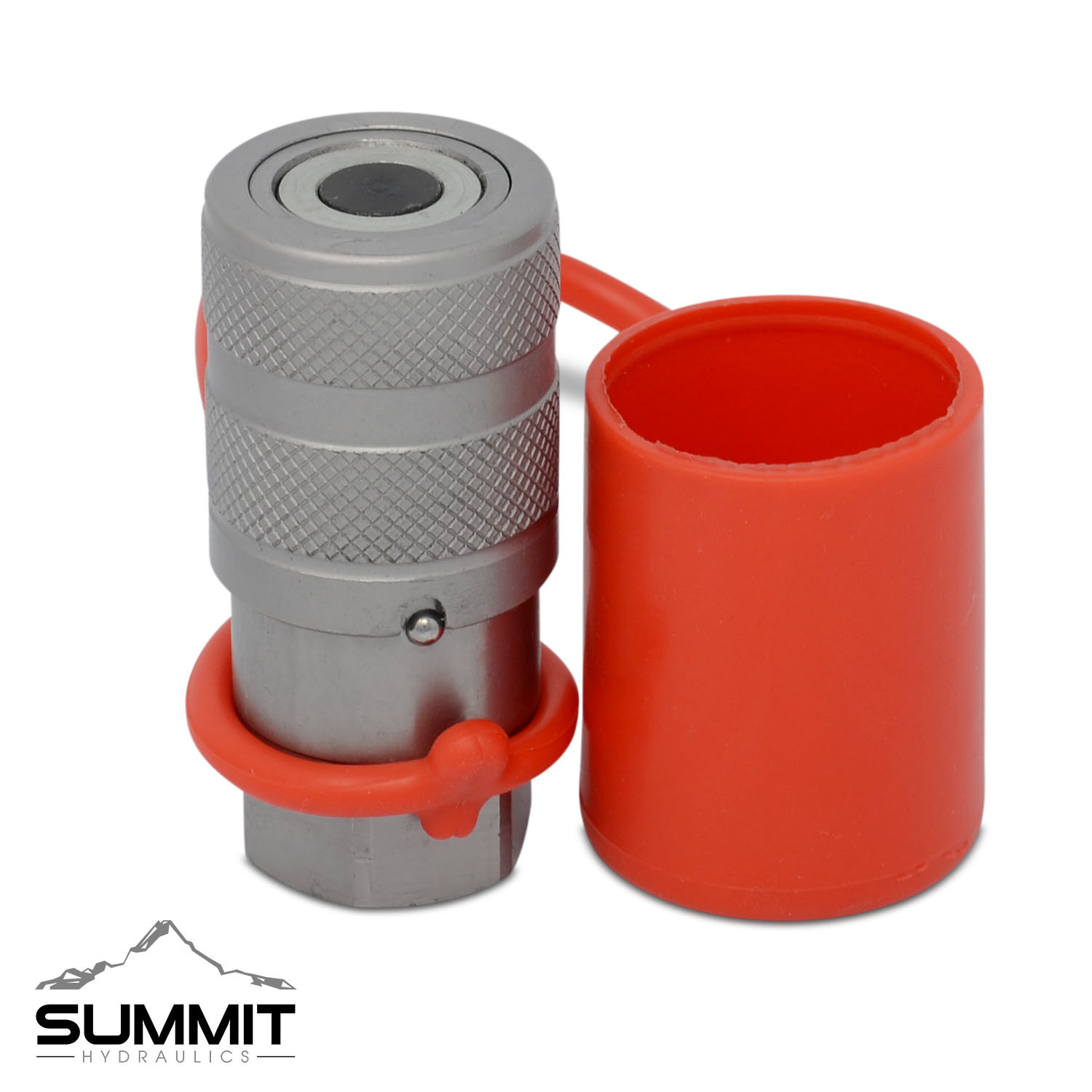 1/4″ Flat Face Hydraulic Quick Disconnect Connect Female Coupler 1/4″ NPT Thread