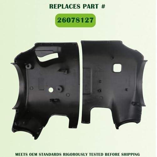 Upper & Lower Steering Column Trim Cover Kit Compatible with Fit for 2001-2002