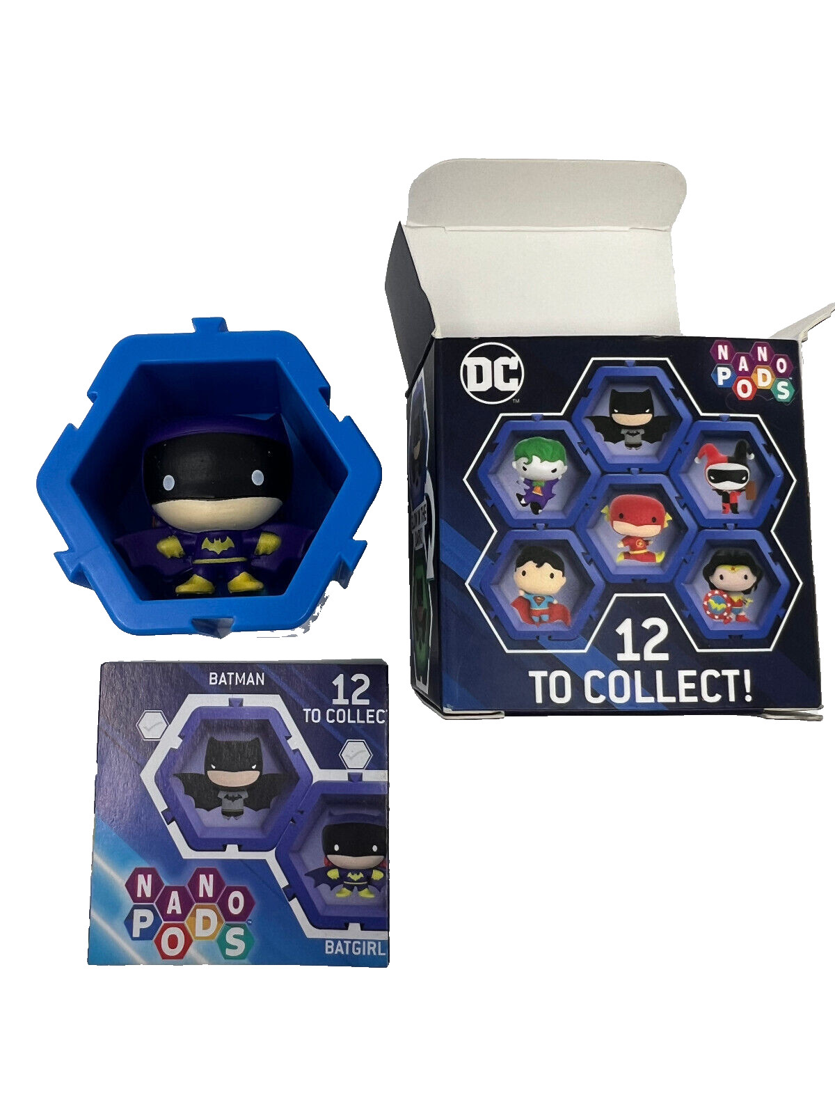 Mattel Nano Pods DC Blind Box Mini Figure Batgirl OPENED