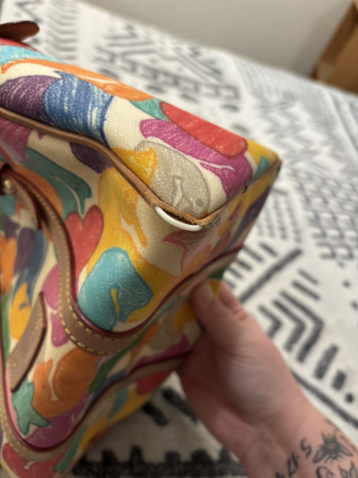 Dooney Bourke Wonder Duck Satchel please see all pics