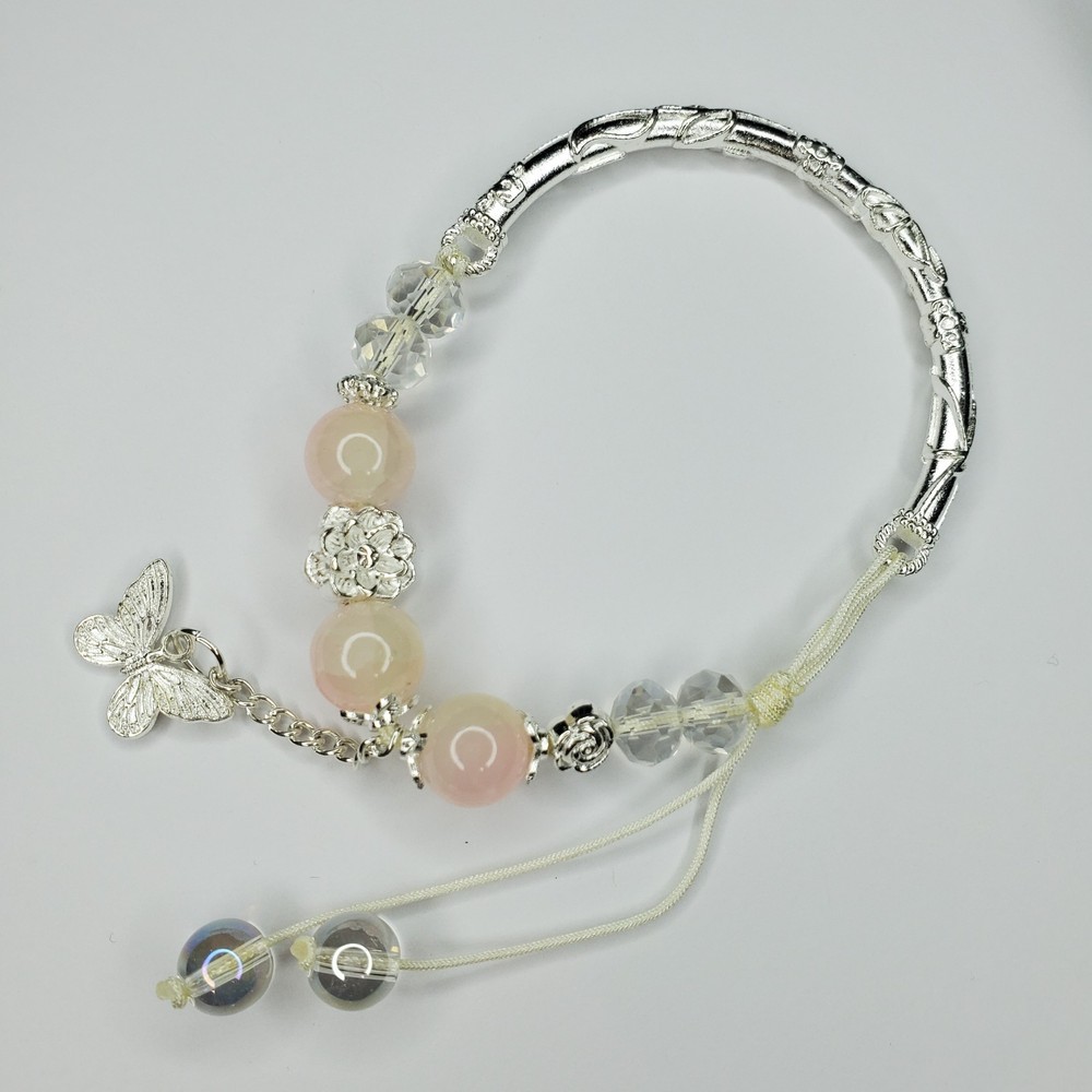 Hand crafted artisan unique gemstone bracelet