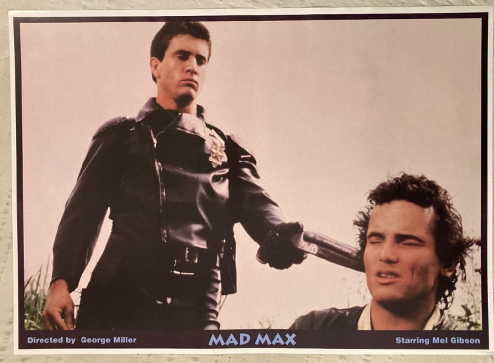 Mad Max Poster British Commercial Mel Gibson R