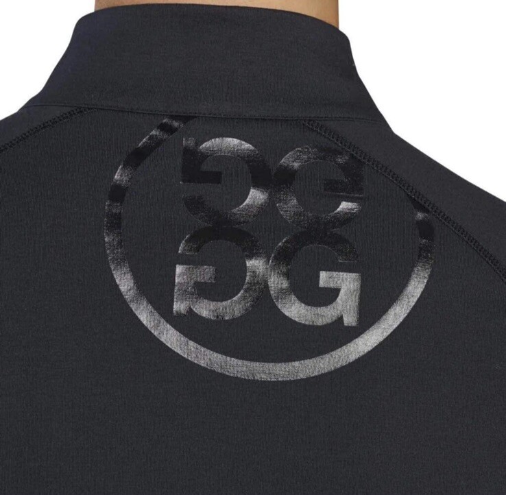 G/Fore Size Medium G4 Golf Black Onyx 1/4 Quarter Zip Pullover Luxe Staple Layer