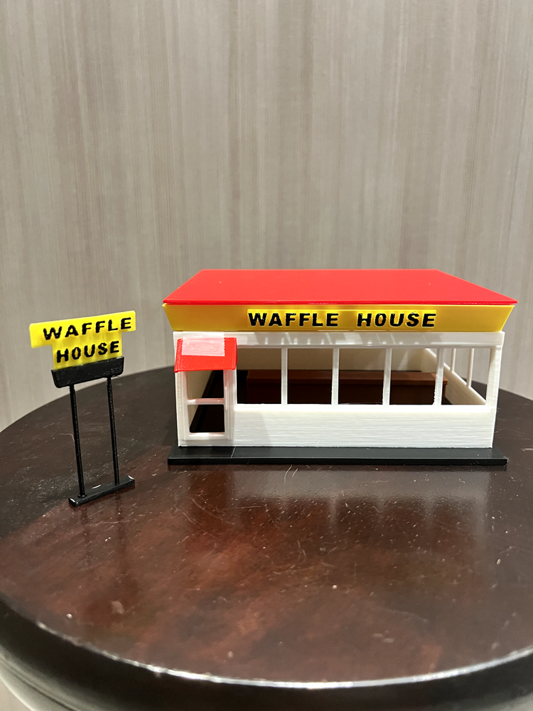 O Scale Waffle House Inspired 3D Printed Kit (UPDATED)