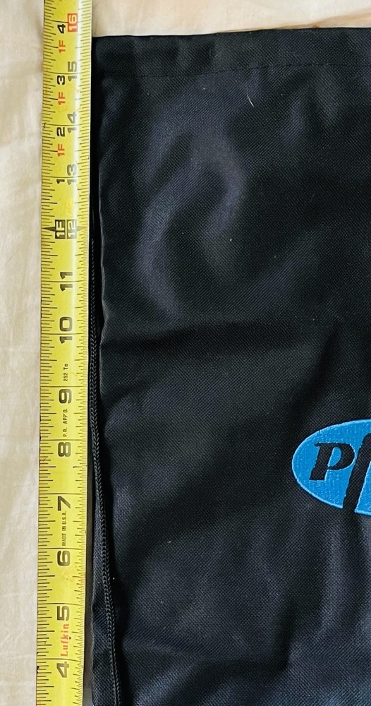 5 Pfizer Pharmaceutical rep swag - Five Drawstring backpacks