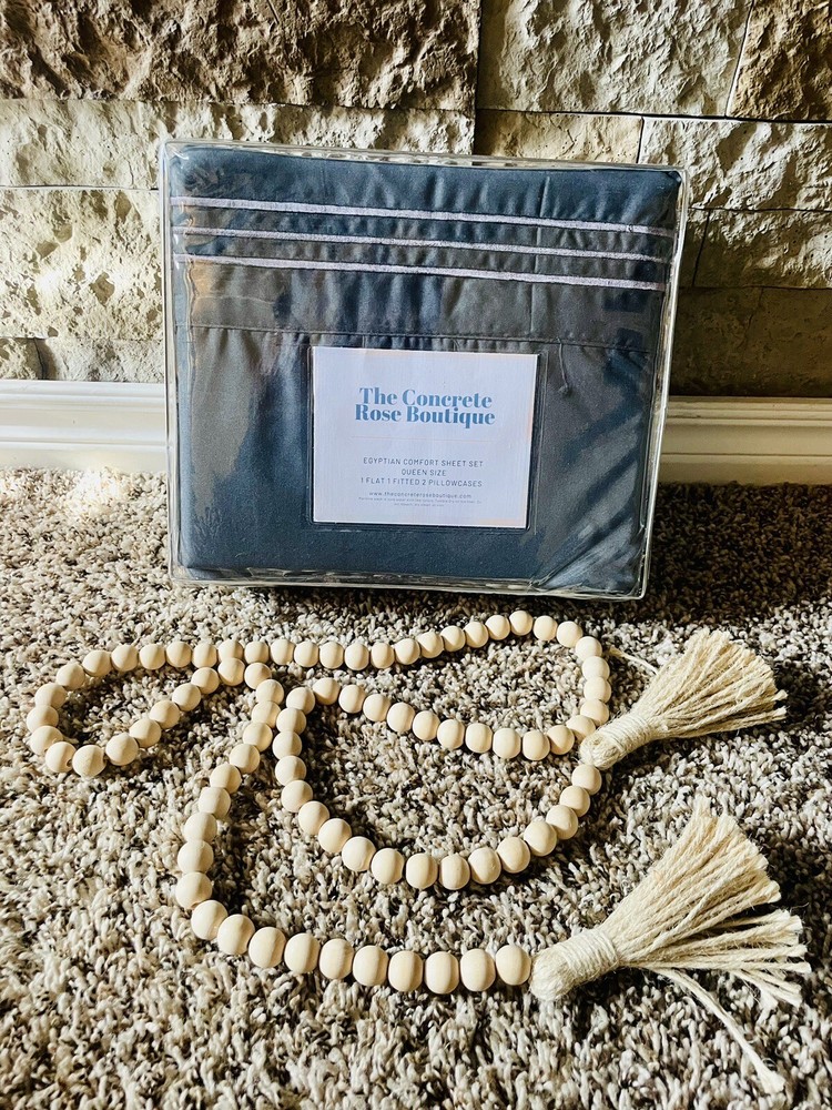 Worlds Softest Sheet Queen Size Deep Gray 100% Microfiber