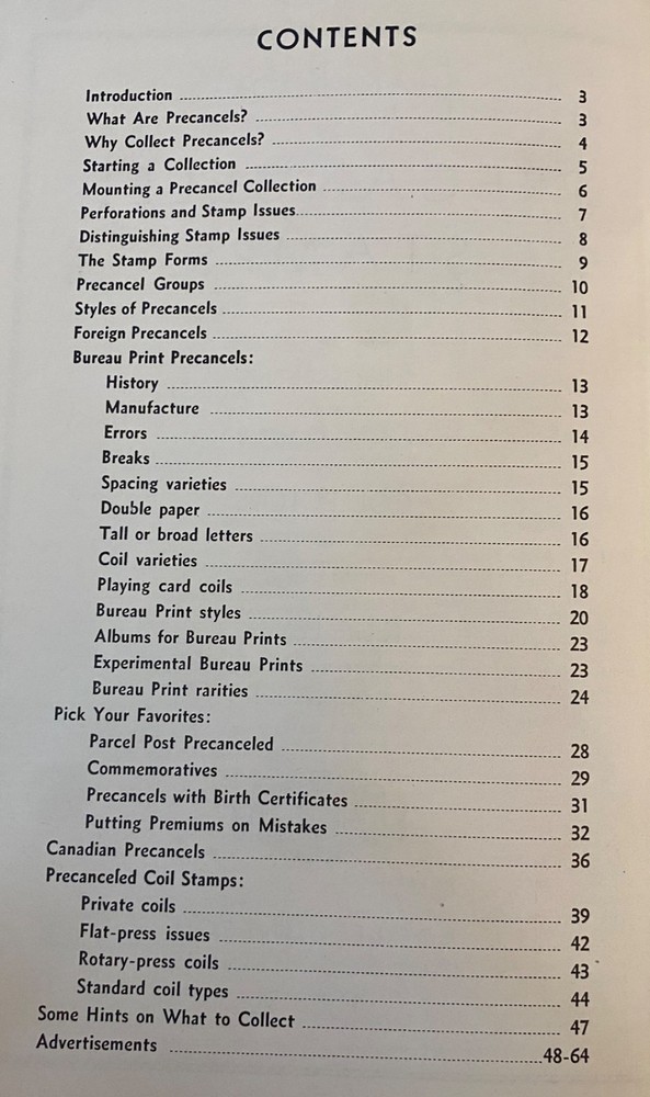 PRECANCELED STAMPS by Adolf Gunesch 1935 & 1936 3rd & 4th Eds History & Types